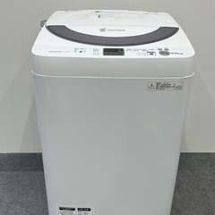 【記載エリア配送無料】SHARP 洗濯機 ES-GE55N-S