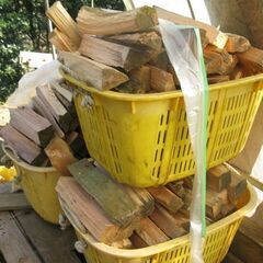 針葉樹薪（杉、ヒノキ）乾燥済、長３０から３５ｃｍ、