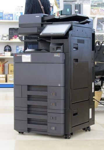 札幌市近郊配送/引取限定 京セラ/KYOCERA カラーA3複合機 TASKalfa 6053ci カラー75720枚/白黒29548枚 オフィス 事務用品 コピー機 動作品