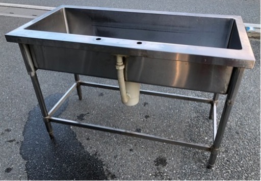 ⭐︎中古品 1槽シンク 1200×600×810mm 厨房機器⭐︎ ベスト 