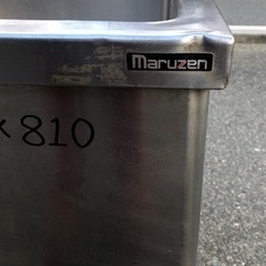 ⭐︎中古品　マルゼン　1槽シンク　600×750×810mm  厨房機器⭐︎