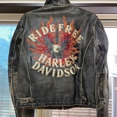皮ジャン【Harley-Davidson】ハーレダビッドソンの画像