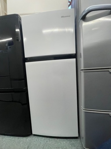 2ドア冷蔵庫（120L）ハイセンス　HR-B1202　2020年製　中古品