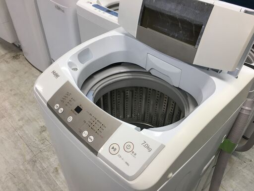 洗濯機の分解クリーニング行っています！配送設置込み！ハイアール7.0K洗濯機　2018年製　分解クリーニング済み！！