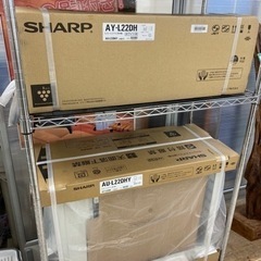 ★285 新品未使用品 SHARP ルームエアコン 2.2kw【...