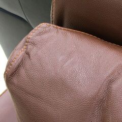 状態良好 良品計画 ワイドアームソファ 2.5シーター ヘッドレスト付き 無印 レザー 生活家具 リビング家具