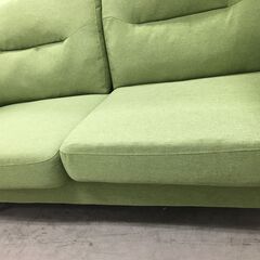 ソファ　3人掛け　カーキ　幅1,600mm　シンプル　おしゃれ　美品　布製　堺市　石津 ソファ 3人掛け カーキ 幅1,600mm シンプル おしゃれ 美品 布製 堺市 石津