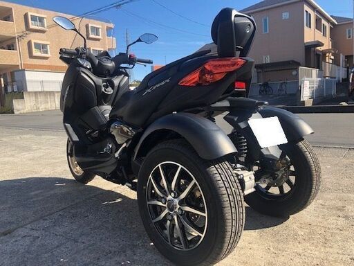 走行7㎞ YAMAHA ヤマハ 2020年モデル トライク X-MAX250 燃費カタログ値 40.7km/L(60km/h走行時・2名乗車時)