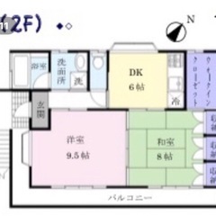 🉐🉐🉐注目❗️さらに値下げ敷金0、礼金0、保証金0、手数料0          59.6平米 − 埼玉県