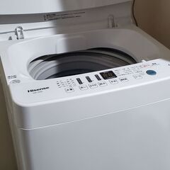 Hisense 4.5kg縦型洗濯機【家に取りに来れる方】