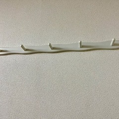 【ネット決済】壁掛けハンガー　木製　白