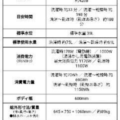 東芝 全自動洗濯乾燥機 Zaboon