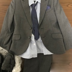 【男の子 120cm】スーツ ローファーセット【入学式 卒業式などに】