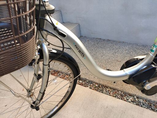 2020年モデル 電動自転車 PAS With パス ウィズ 美品 3段変速 後ろに 