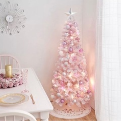 Francfranc クリスマスツリー 150cm ピンク 箱付き美品