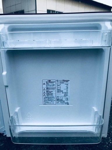 ③✨2018年製✨1253番 Hisense✨2ドア冷凍冷蔵庫✨HR-B95A‼️ - 家電