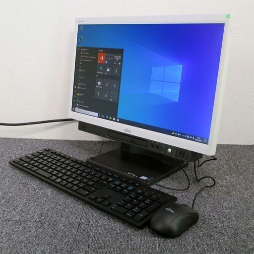 第6世代CPU搭載 20インチ モニター一体型 ★ 富士通 ESPRIMO K556/M Core i3-6100T(3.2G) メモリ4GB HDD320GB Win10/Office