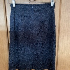 PROPOTION 紺のレーススカート サイズ2
