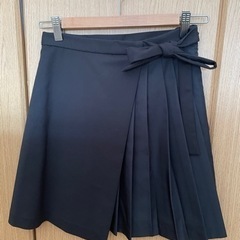 黒　切り替えリボンスカート　Mサイズ