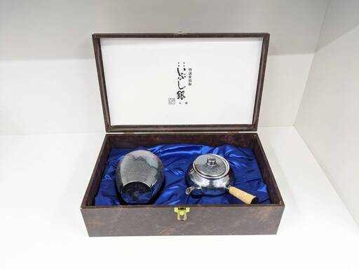茶器買取強化銀川堂 いぶし銀 茶器 急須 茶筒 茶道具 鎚起 手打 銅器 黄銅 伝統工芸 銀食器 アンティーク 骨董