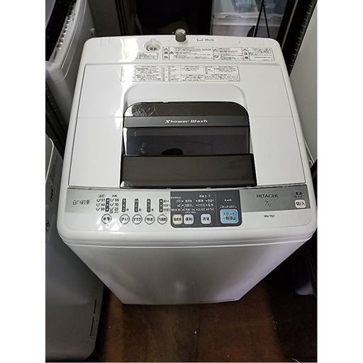 ☆格安☆ 洗濯機(7K) 日立 NW-7SY 2014年製 中古品 セット割対象商品　軽トラ無料貸し出し