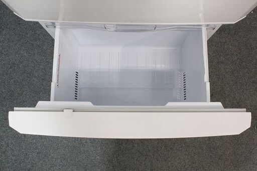三菱 3ドア冷凍冷蔵庫 自動製氷 335L MR-C34E-W パールホワイト 2019年
