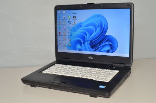 中古ノートパソコン 最新Windows11+office 富士通 LIFEBOOK A550/A i5-520M/メモリ4GB/15.6インチ/DVDマルチ/無線内蔵/便利なソフト多数