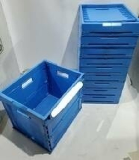 プラスチック コンテナBOX 10個まとめ 収納 折り畳み