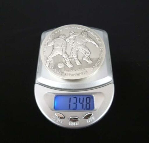 2002年 FIFA WORLD CUP KOREA JAPAN 記念貨幣発行記念メダル 約134.8g