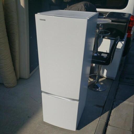 ☆極美品☆TOSHIBA 東芝 GR-R17BS(W) 電気冷凍冷蔵庫 2ドア ホワイト White 2020年製 170L