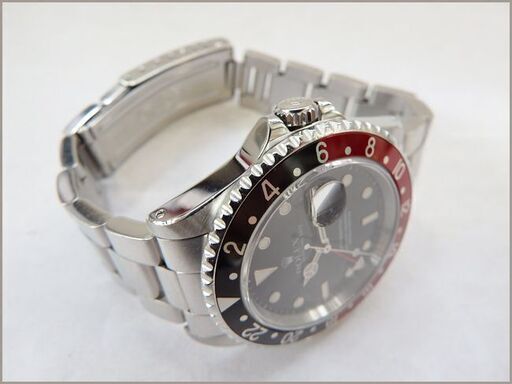 日ロレOH済/ロレックス/ROLEX◇16710/GMTマスターII◇W番/自動巻