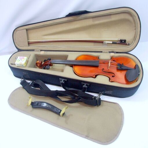 メンテ済み スズキバイオリン No520 虎杢 分数 1/2 1998年 SUZUKI弓