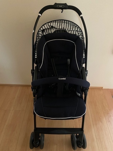 美品　コンビ　ベビーカー　メチャカルハンディオート4キャス　plus エッグショック　HF