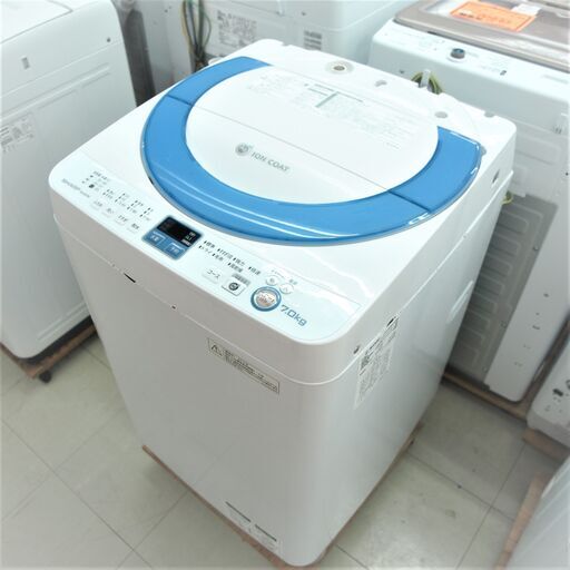 USED　シャープ　7.0kg　洗濯機　ES-GE70N
