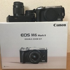 【ネット決済・配送可】canon EOS M6 MARK Ⅱ（シ...