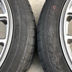 225/45R18夏タイヤ付きホイール4本 ヴェゼル、オデッセイ、エリシオン等に！　ランクC