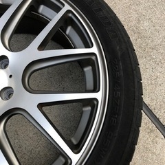 225/45R18夏タイヤ付きホイール4本 ヴェゼル、オデッセイ、エリシオン等に！　ランクC