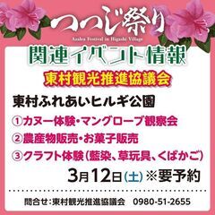 【第40回東村つつじ祭り関連イベント】①カヌー体験・マングローブ...