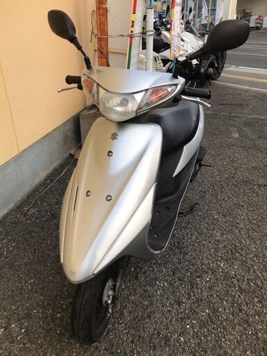実動　アドレスV50-2 CA44A シルバー　グリップ新品