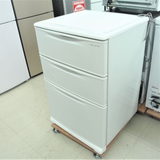 USED　アクア　118L　冷凍庫　引き出し式　AQR-12RA（W)