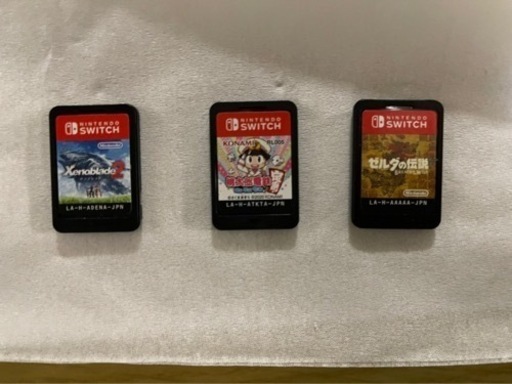 人気ゲームソフト3点