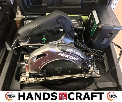 限定価格ハイコーキ 未使用 C3606DA コードレス丸のこ 黒 フルセット