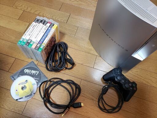 PS3　本体　純正コントローラー　ソフト9本　セット