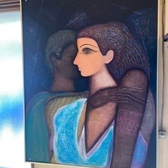 大塚章子 大型絵画 油絵 料理店インテリア など
