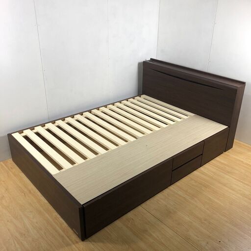 ✨送料無料・設置無料✨FRANCEBED／フランスベッド ベッドフレーム ダブルベッド すのこ 寝室家具 13566円