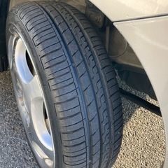 AME シャレン 5.5J-16 off+45 pcd100/4H 165/45R16  山有りタイヤ付4本 