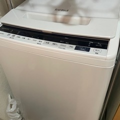 【ネット決済・配送可】【激安】美品2019年　全自動洗濯機　7k...