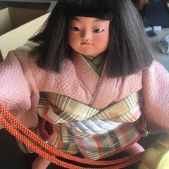 子供お祝い　誕生祝い　五月人形　節句祝い　日本人形【金太郎】中古