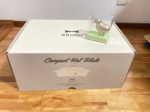 【新品】BRUNOコンパクトホットプレート ホワイト