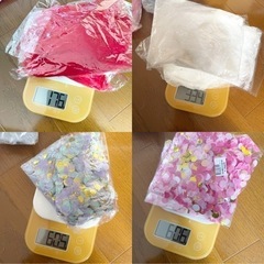 【購入額の半額以下 ほぼ未使用品】結婚式飾りセット テーブルセット ウェルカムスペース フェザー バルーン リボンロール  手芸  大量セット 